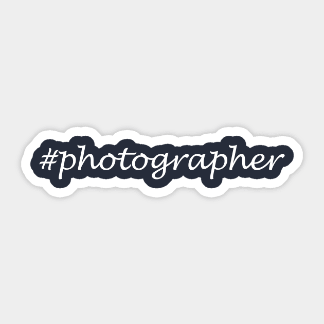 Photographer Profession - Hashtag Design Sticker by Sassify